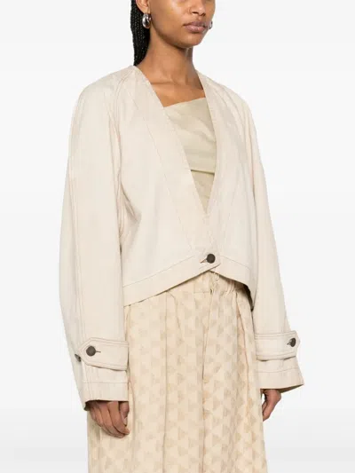 Uma Wang Jj Jacket In Neutrals