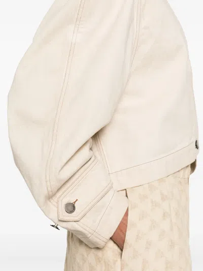 Uma Wang Jj Jacket In Neutrals