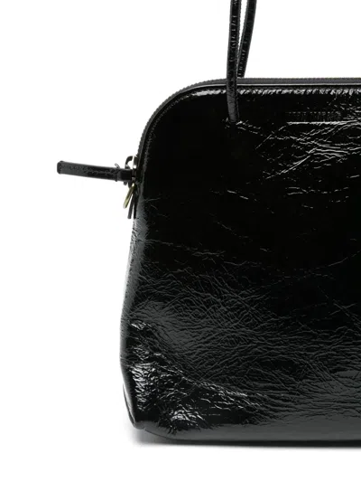 Uma Wang Leather Tote Bag In Black