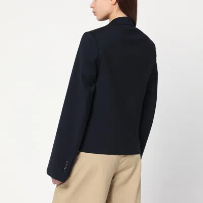 Loewe Black Wool Single-breasted Blazer In Black