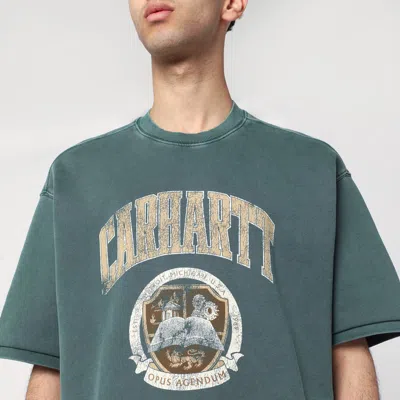 Carhartt Wip Library Sweatshirt In Conifer Green In Green