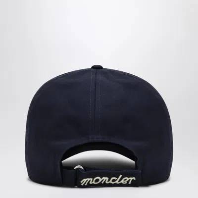 Shop Moncler X Mercedes-benz By Nigo Blue Baseball Cap With Logo Patch