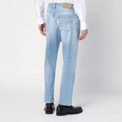 Pt Torino Denim Light Blue Jeans With Washed Effect In Light Blue