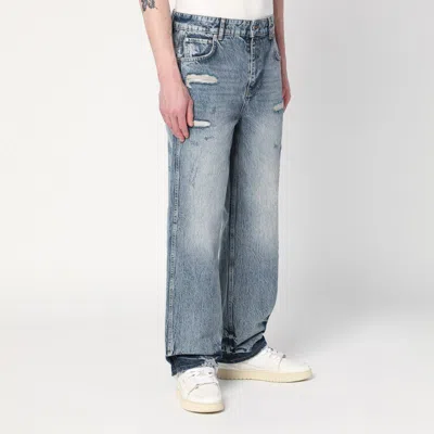 Represent R3 Distressed Jeans In Blue