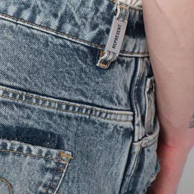 Represent R3 Distressed Jeans In Blue