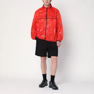 Shop Moncler X Mercedes-benz By Nigo Anibus Zipped Orange Jacket