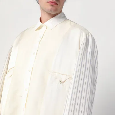 Maison Margiela Panelled Shirt Jacket In White