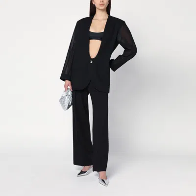 Philosophy Di Lorenzo Serafini Philosophy Black Wool-blend Jacket In Black