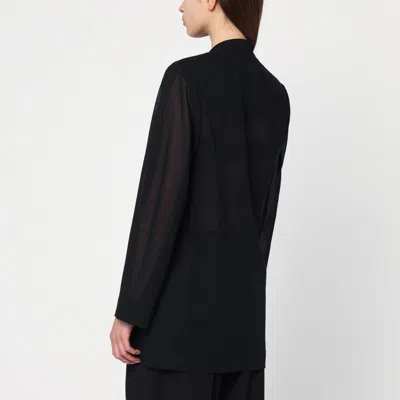 Philosophy Di Lorenzo Serafini Philosophy Black Wool-blend Jacket In Black