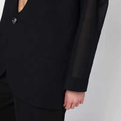 Philosophy Di Lorenzo Serafini Philosophy Black Wool-blend Jacket In Black
