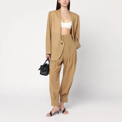Philosophy Di Lorenzo Serafini Philosophy Beige Wool-blend Jacket In Beige