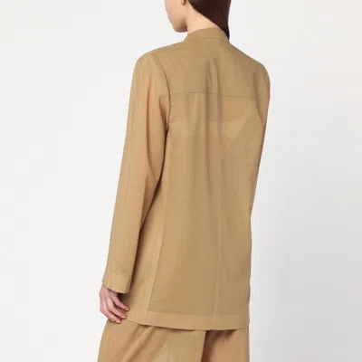 Philosophy Di Lorenzo Serafini Philosophy Beige Wool-blend Jacket In Beige