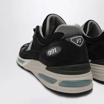 New Balance Mesh And Suede Sneakers With Reflective Accents In Black