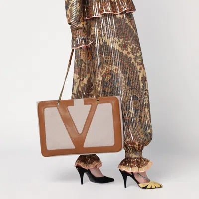 Valentino Women's Large Viva Superstar Bag In Beige
