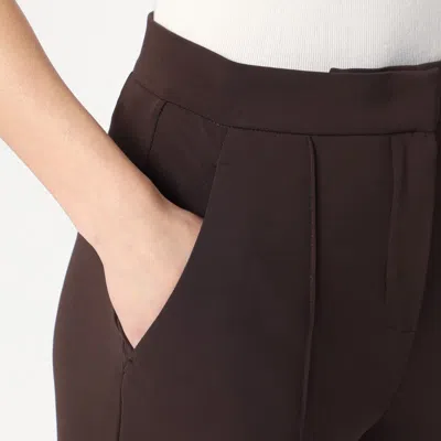Max Mara Coffee-coloured Viscose Trousers In Beige