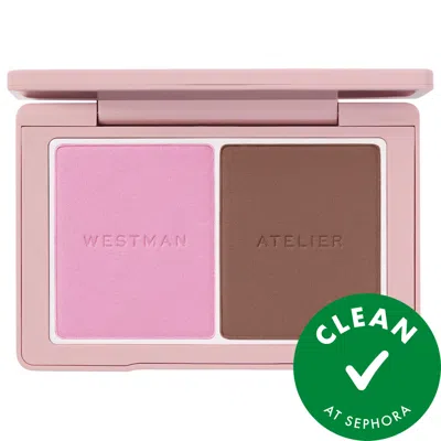 Westman Atelier Baby Cheeks And Face Trace Sculpting Powder Duo In Tulle And Truffle