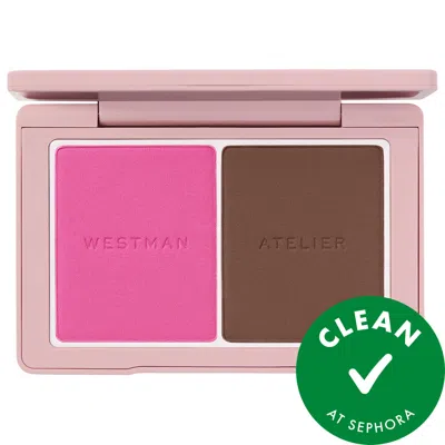 Westman Atelier Baby Cheeks And Face Trace Sculpting Powder Duo In Poppet And Ganache