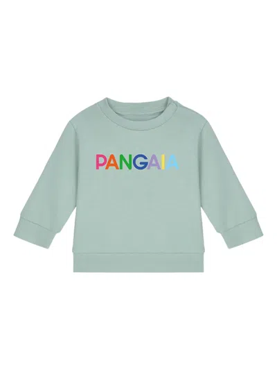 Pangaia Logo-graphic Sweatshirt In Green