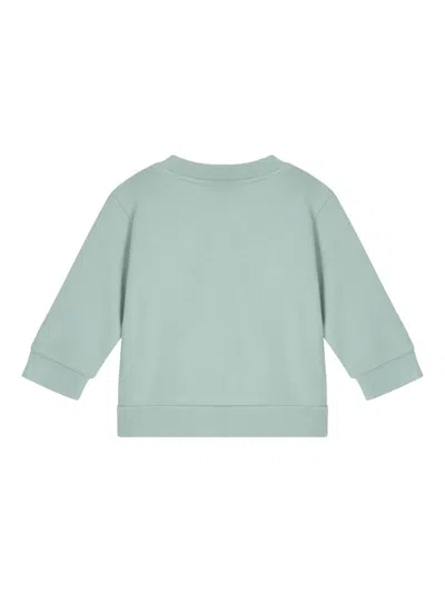 Pangaia Logo-graphic Sweatshirt In Green