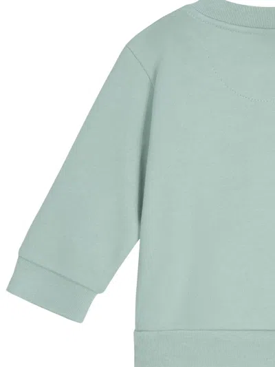 Pangaia Logo-graphic Sweatshirt In Green