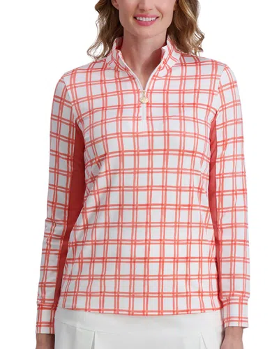 Stella Parker 1/2-zip Pullover In Multi