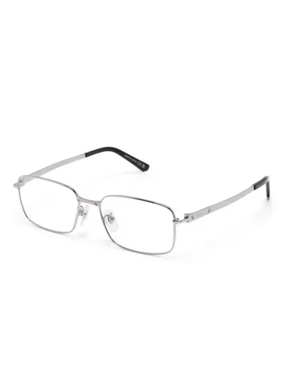 Cartier Rectangle-frame Glasses In シルバートーン