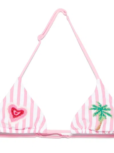 Mc2 Saint Barth Holly Bikini Set In Pink