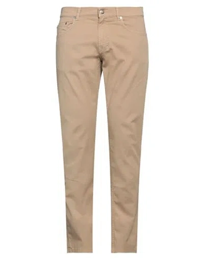 Harmont & Blaine Man Pants Sand Size 30 Cotton, Elastane In Beige