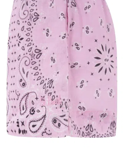 Mc2 Saint Barth Bandana-print Shorts In Pink