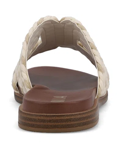 Mia Women's Sirah Slip-on Flat Sandals In Natural