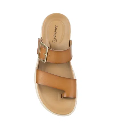 Baretraps Women's Eliza Slide On Sandals In Dark Caramel