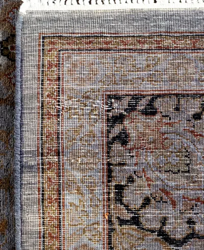 Adorn Hand Woven Rugs Fine Vibrance M1238 6'2''x9'4'' Area Rug In Gray