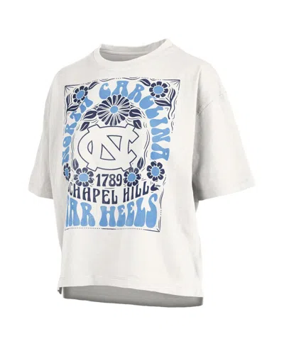 Pressbox Women's White North Carolina Tar Heels Harmony Oversized T-shirt In White