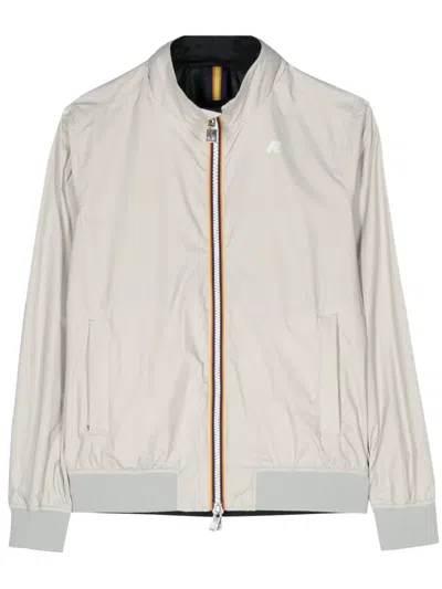 K-way Arsene Plus.2 Bomber Jacket In Neutrals