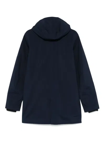 K-way Benny Warm Ottoman Jacket In Blue