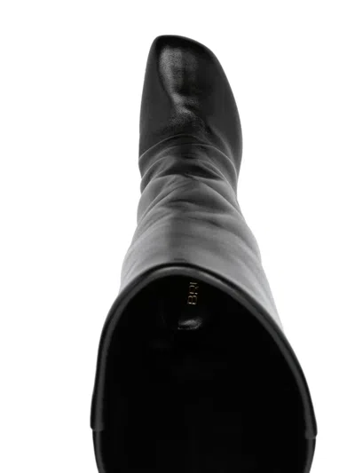 Bruno Frisoni Bootube 100mm Square-toe Boots In Black