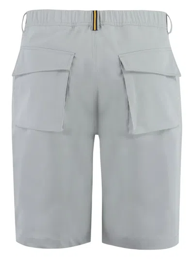 K-way Nylon Shorts In Grey