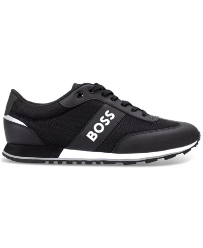 Hugo Boss Boss Parkour Runner Sneaker In Black