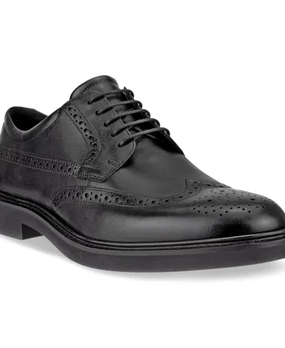 Ecco Men's Metropole Milan Plain Toe Derby Shoe In Black