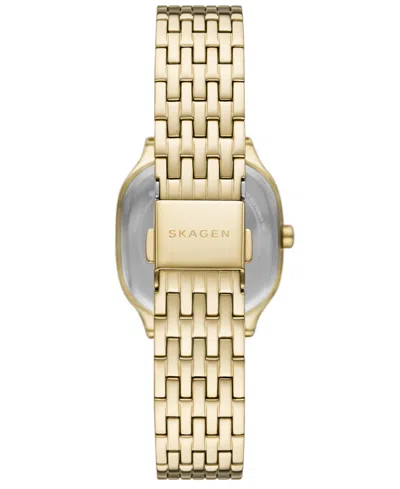 Skagen Women's Mellem Lille Quartz Three-hand Gold Stainless Steel Watch, 28mm