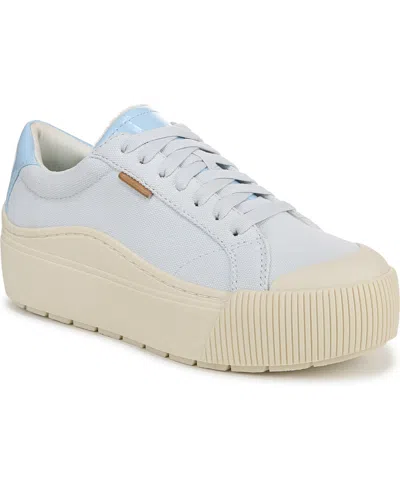 Dr. Scholl's Women's Time Off Max Platform Sneakers In Powder Blue Fabric