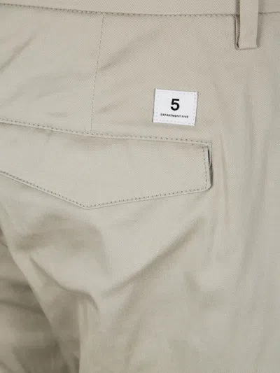 Department Five Chino Prince Slim Crop In Neutrals