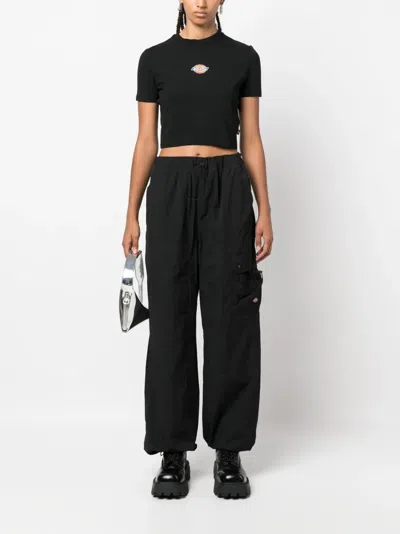 Dickies Jackson Cargo Pants W/ Drawstring In Black
