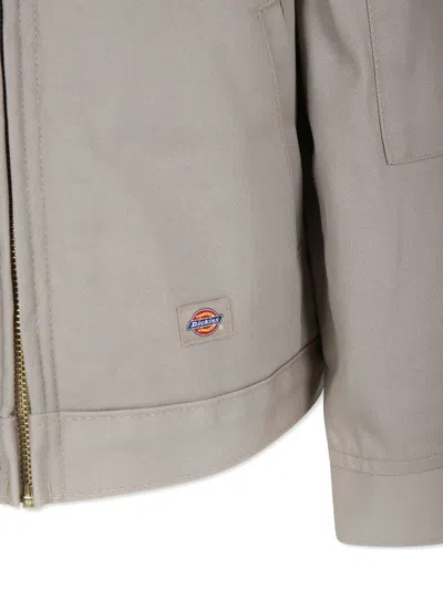Dickies Beige Trousers For Boy With Logo In Neutrals