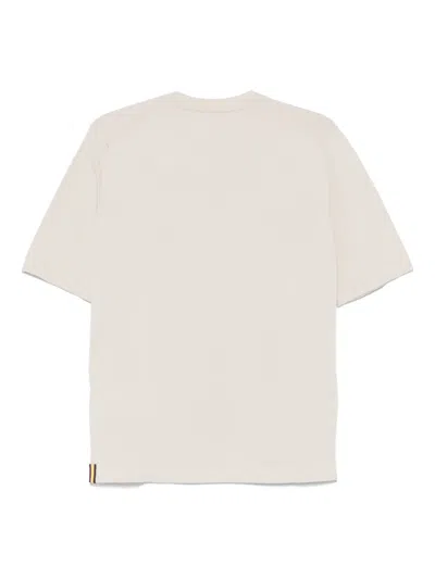 K-way Combe T-shirt In Neutrals