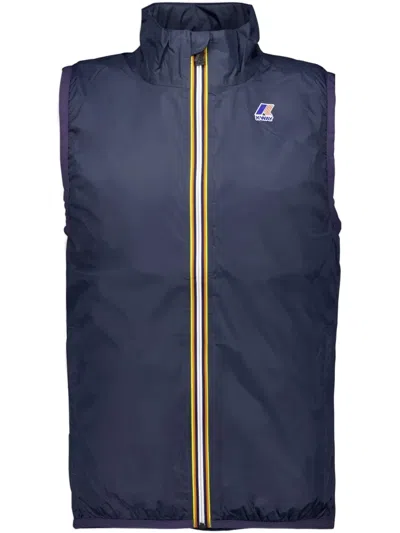 K-way Le Vrai 4.0 Rouland Warm Water Repellent Vest In Blue
