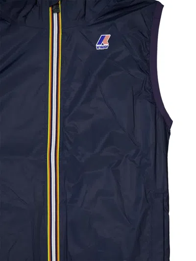 K-way Le Vrai 4.0 Rouland Warm Water Repellent Vest In Blue