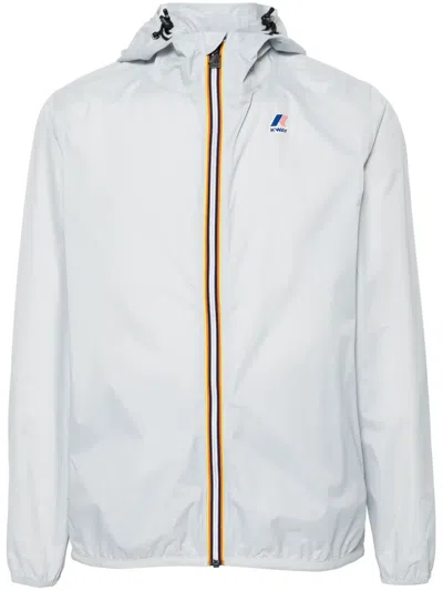 K-way Le Vrai 3.0 Claude Ripstop Windbreaker In Grey