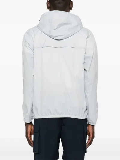 K-way Le Vrai 3.0 Claude Ripstop Windbreaker In Grey