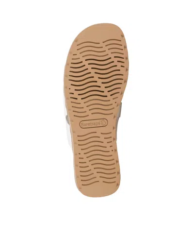 Baretraps Women's Gabbie Slide Slip On Sandals In White